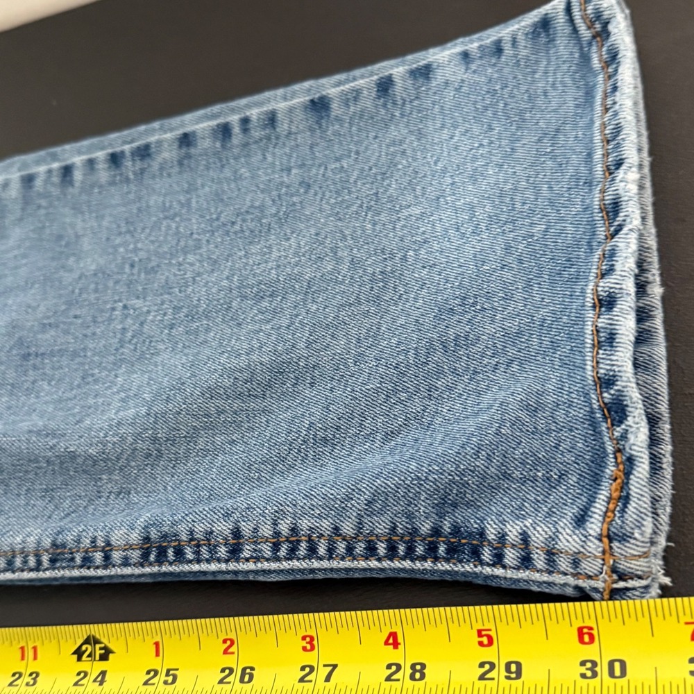 Levis Superlow Bootcut Jeans Women 26 Blue Denim Low Rise Y2K Streetwear Stretch - Picture 13 of 15